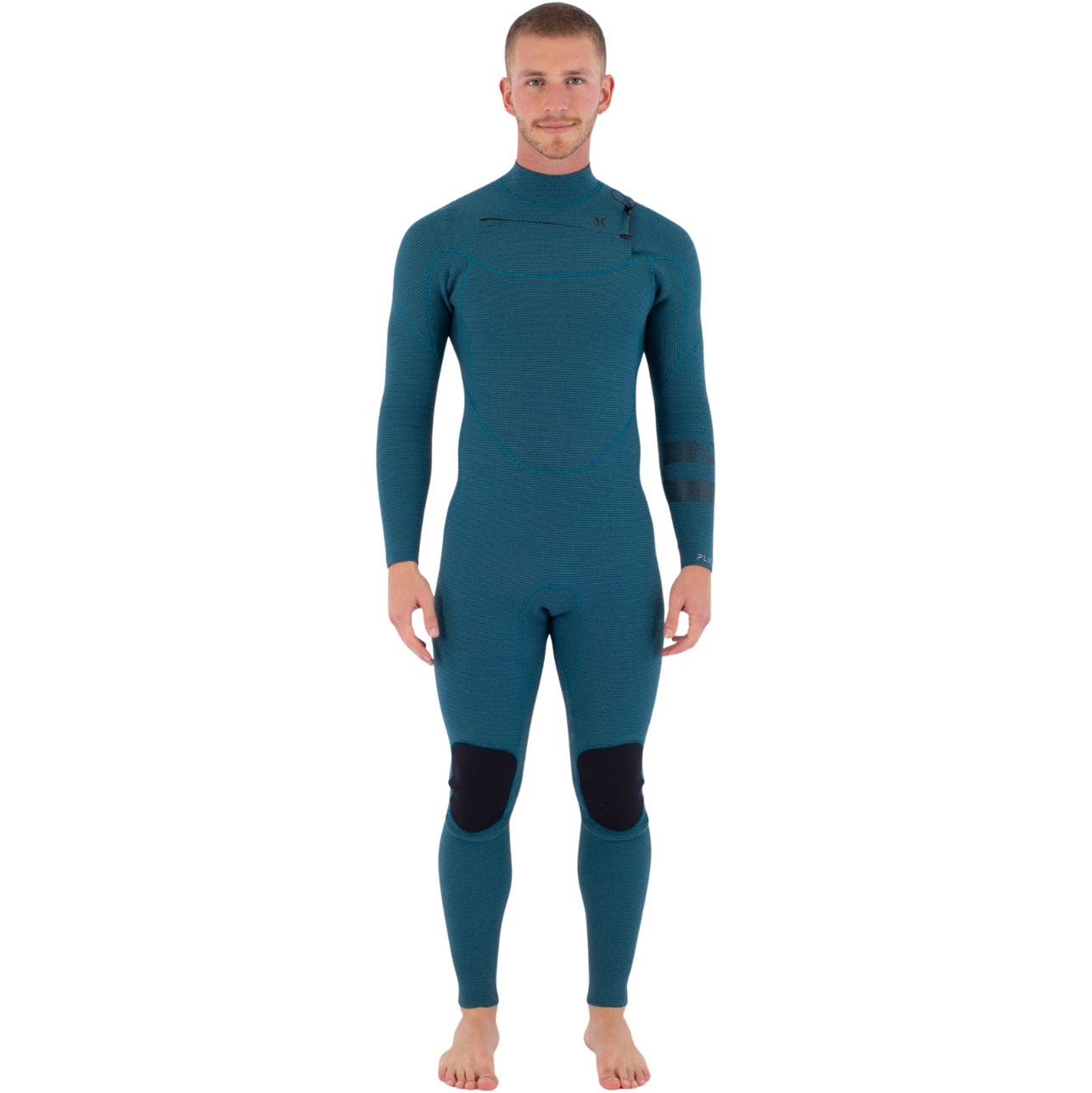 2026 Hurley Hommes Plus 4/3mm Combinaison Néoprène MFS0012403 - Black / Skyblue
